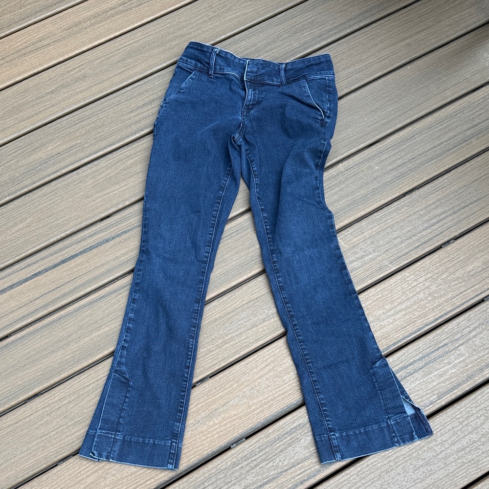 Maurices Dark Blue Flare Jeans